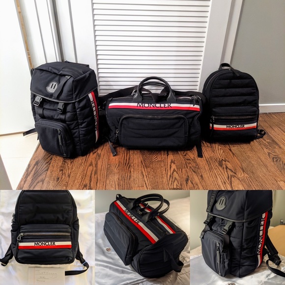 Moncler Kunlum Striped logo-embroidered quilted duffel - Picture 2 of 15